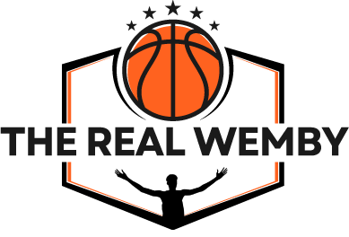 Logo of 'The Real Wemby', a brand honoring the future basketball legend Victor Wembanyama.